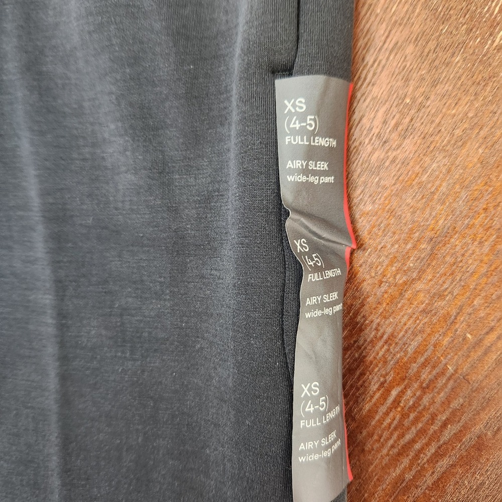 Airy Sleek Wide Leg Pant Girls‎ size 4/5 NWT Black - Picture 6 of 6
